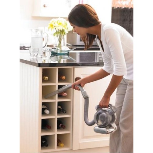 Håndstøvsuger Black & Decker PD1820LF - posefri, sort/krom