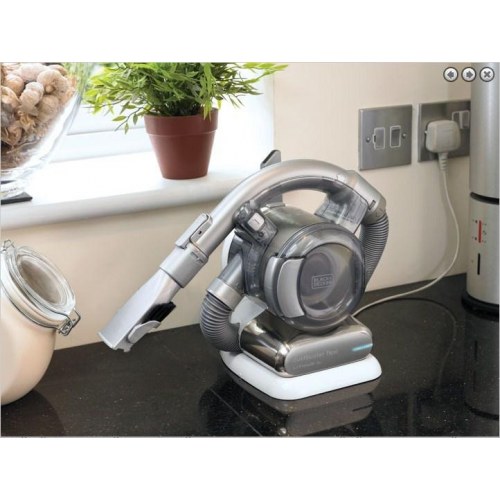 Håndstøvsuger Black & Decker PD1820LF - posefri, sort/krom
