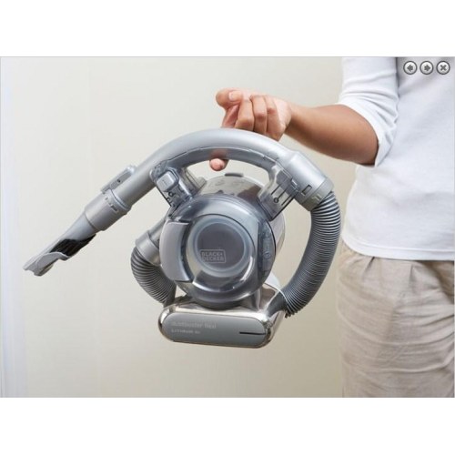 Håndstøvsuger Black & Decker PD1820LF - posefri, sort/krom