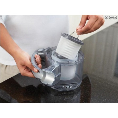 Håndstøvsuger Black & Decker PD1820LF - posefri, sort/krom