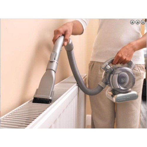 Håndstøvsuger Black & Decker PD1820LF - posefri, sort/krom
