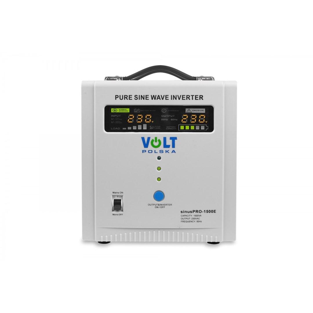 UPS med ren sinus – Volt Polska SINUSPRO-1500E 12 V, 1050/1500 W