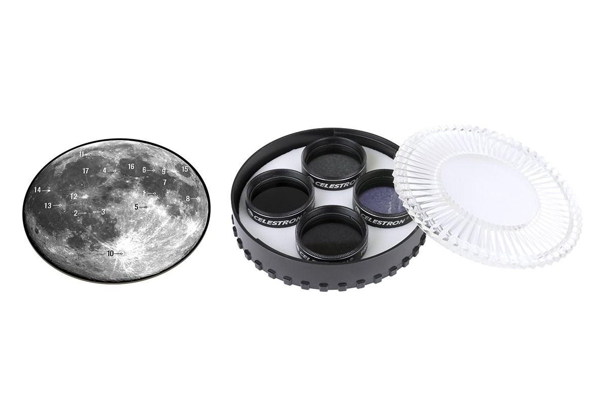 Teleskopfilter sæt 1,25" - Celestron Månefilter