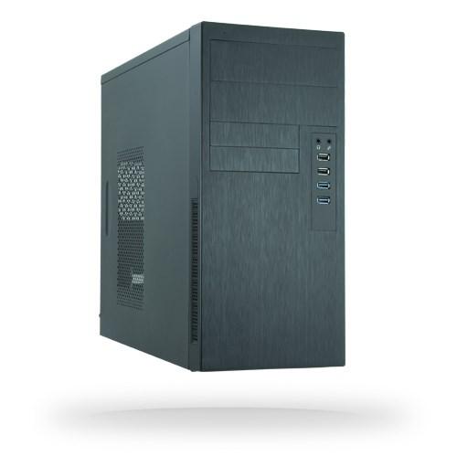 PC kabinet Chieftec HO-11B, sort med 350 W strømforsyning billede