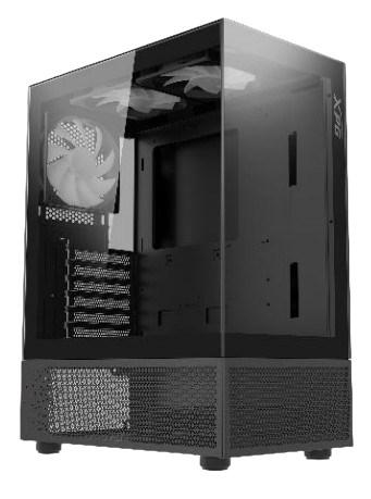 PC kabinet XPG INVADER X Mini - kompakt miditower, sort
