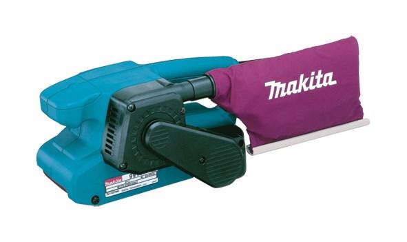 Båndsliber Makita 9911 - 650 W med støvpose og variabel hastighed billede