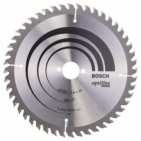 Bosch Rundsavsklinge.optiline 230x2,8x30 Mm 48 Tdr - 2608640629