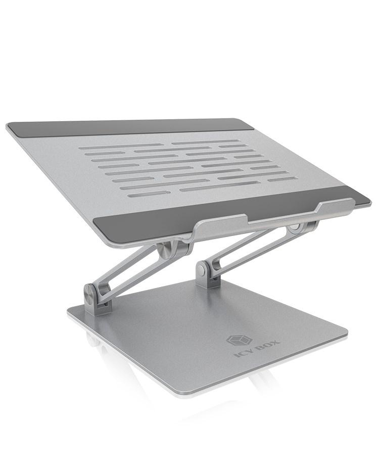 Laptop stander til bærbar – ICY BOX IB-NH300, sølv, op til 17" billede