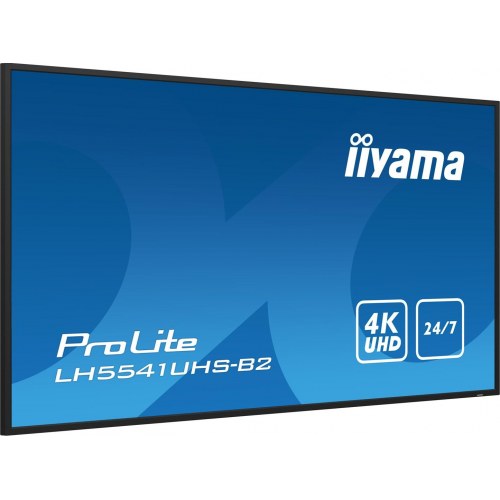 55" 4K digital skærm til signage - iiyama ProLite LH5541UHS-B2, 24/7