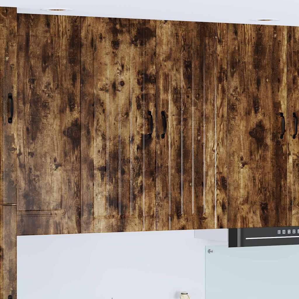 Vægskab til køkken Røget eg 80 x 31 x 100 cm Konstrueret træ