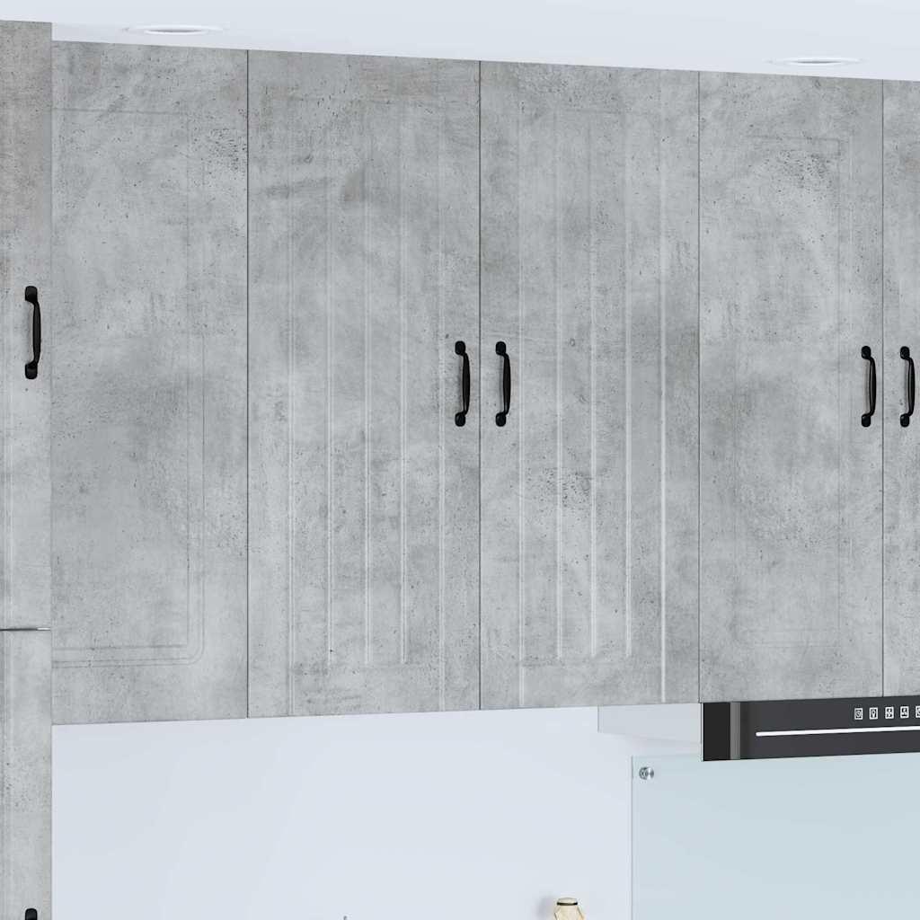 Vægskab til køkken Beton Grå 80 x 31 x 100 cm Konstrueret træ