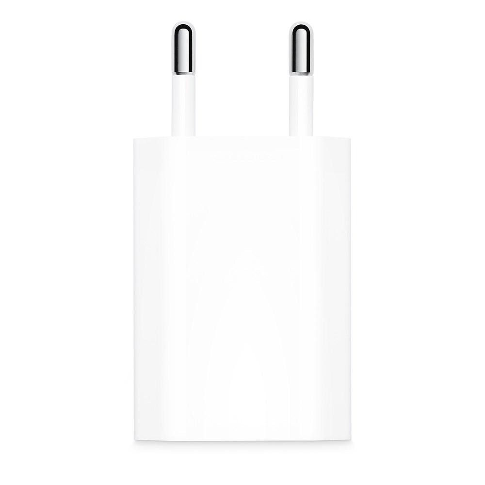 USB vægoplader Apple 5 W – hvid (MGN13ZM/A) billede