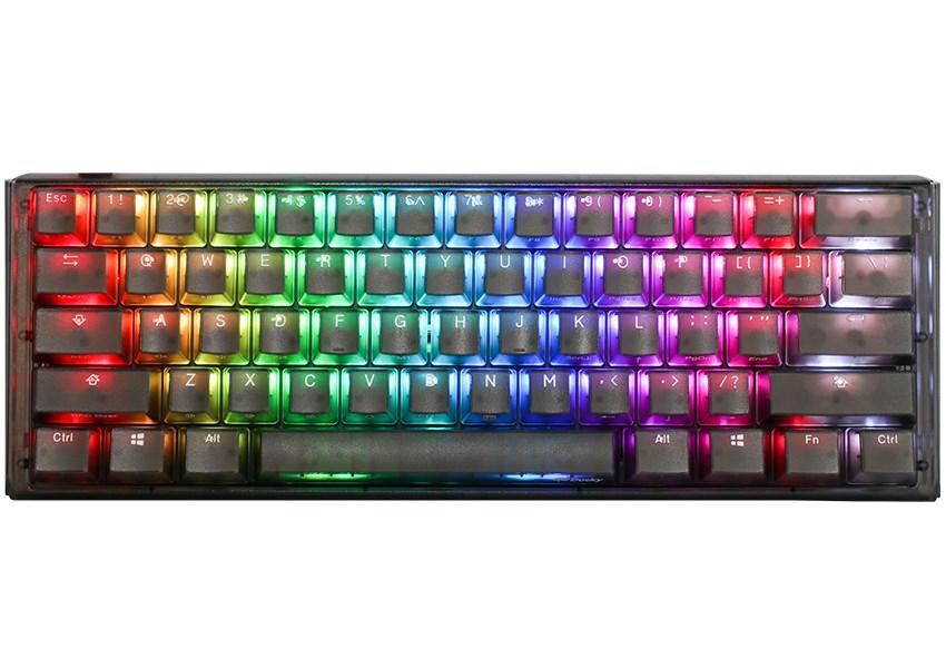 Tastatur gaming Ducky One 3 Aura Mini MX Speed – USB, 60 %, QWERTY US International, sort