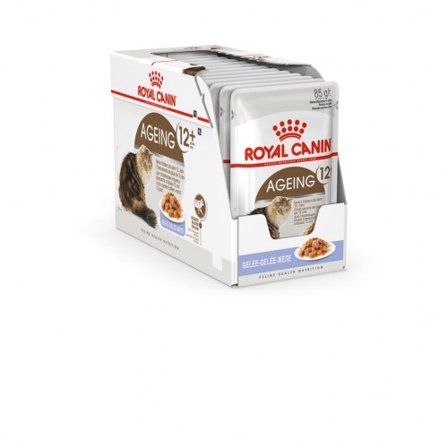 Vådfoder til kat – Royal Canin Ageing 12+ i gelé, 12 × 85 g