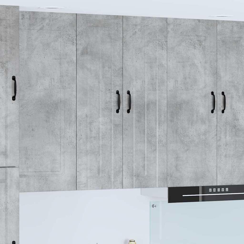 Vægskab til køkken Beton Grå 60 x 31 x 100 cm Konstrueret træ