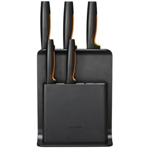 Knivblok med slidser - Fiskars Functional Form, 6 dele