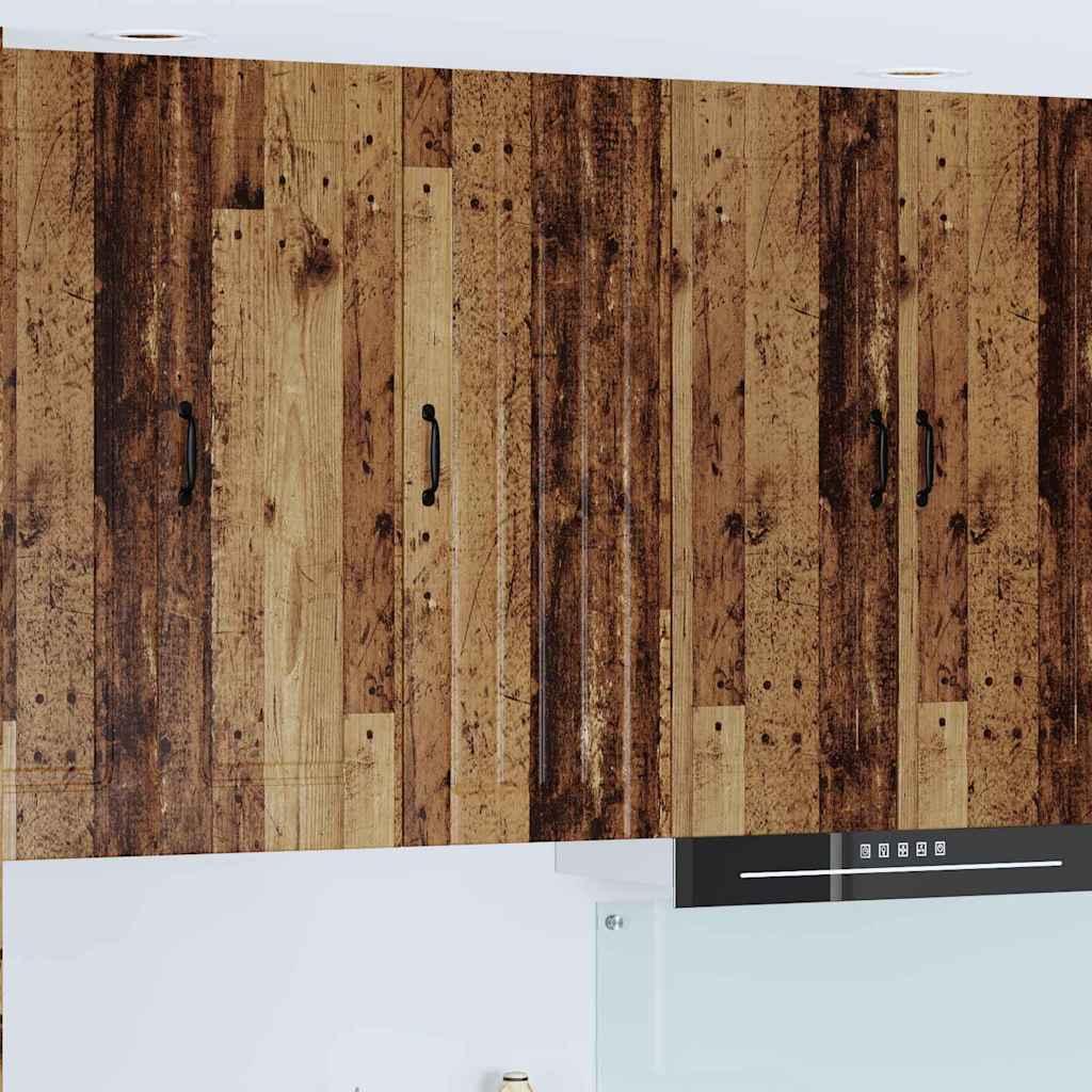 Vægskab til køkken Gammelt træ 40 x 31 x 100 cm Konstrueret træ
