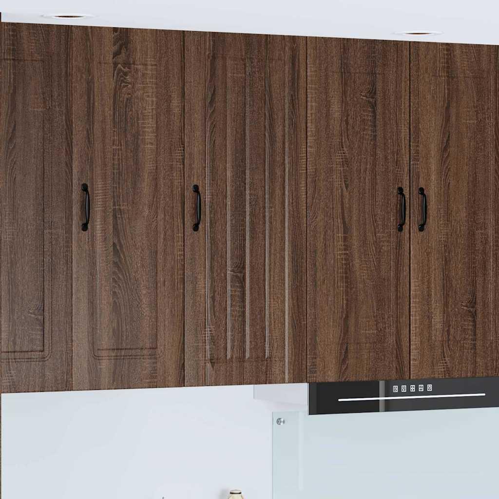 Vægskab til køkken Brun eg 40 x 31 x 100 cm Konstrueret træ