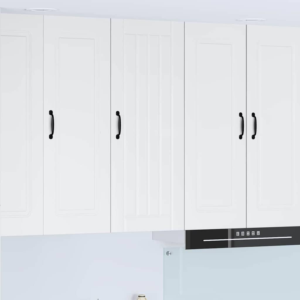 Vægskab til køkken med hylde Høj gloss hvid 40 x 31 x 100 cm