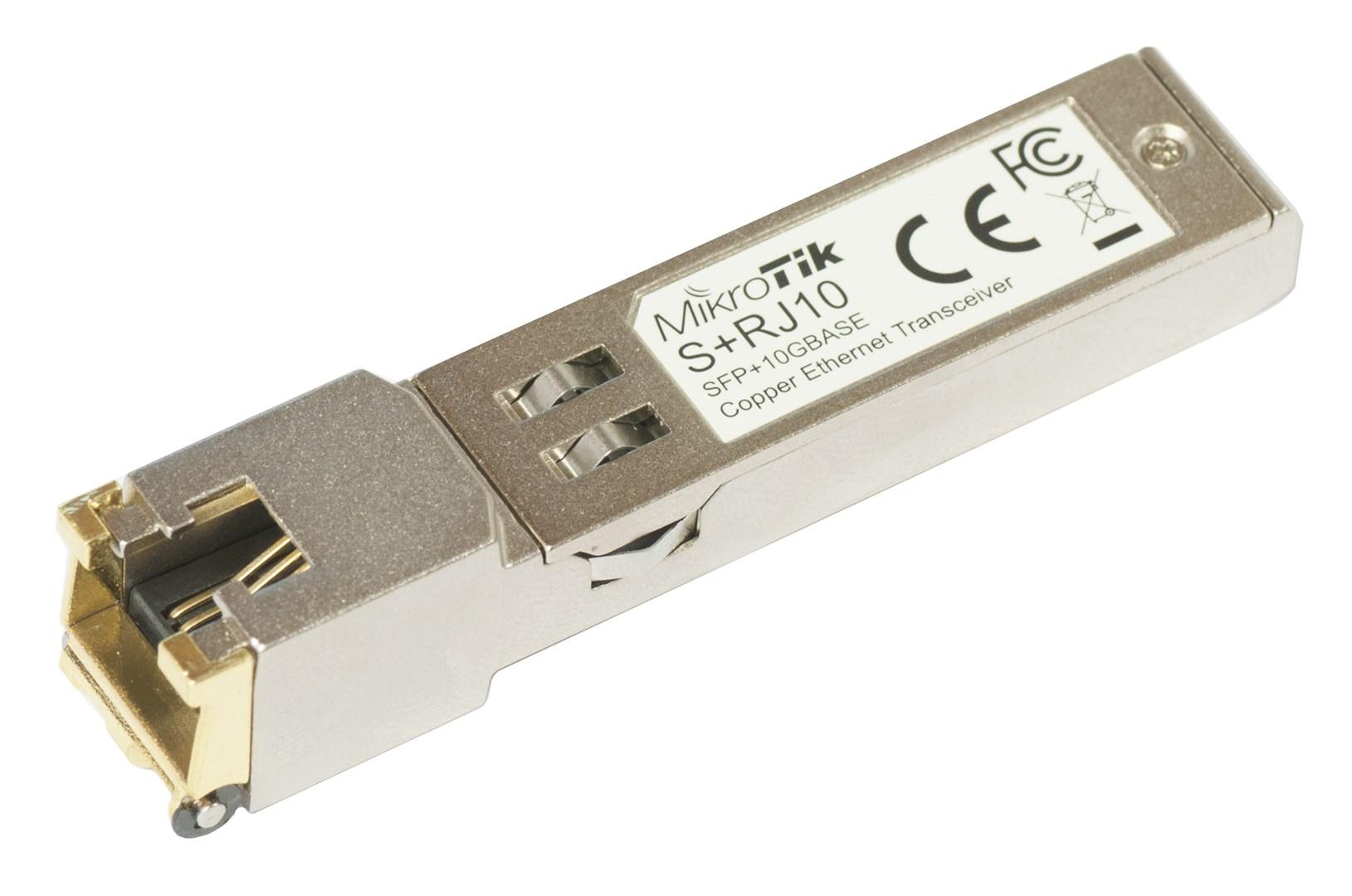 SFP+ netværksmodul - Mikrotik S+RJ10 10.000 Mbit/s