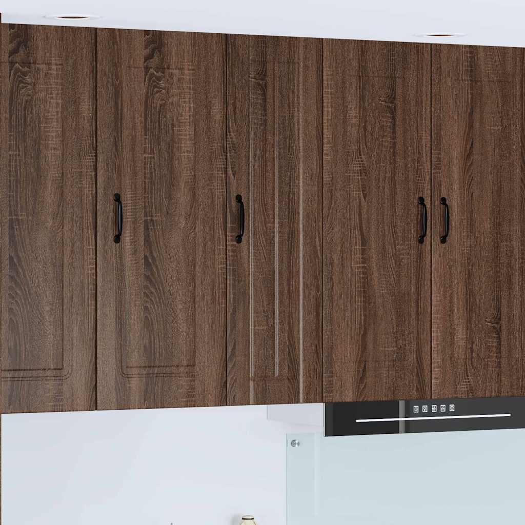 Vægskab til køkken Brun eg 30 x 31 x 100 cm Konstrueret træ