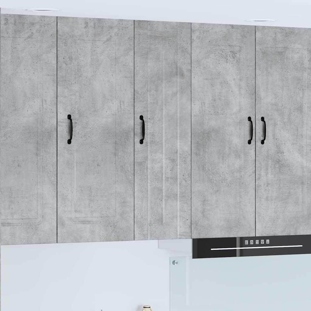 Vægskab til køkken Beton Grå 30 x 31 x 100 cm Konstrueret træ