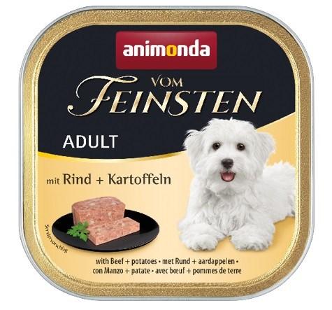 Hundefoder vådfoder animonda Vom Feinsten Adult – oksekød og kartofler, 150 g