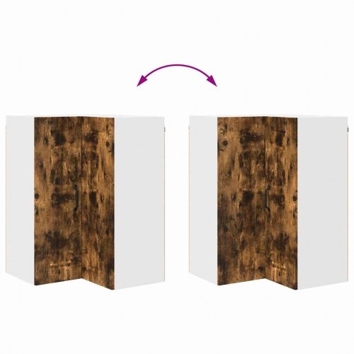 Vægskab til køkken Røget eg 57 x 57 x 80 cm Konstrueret træ