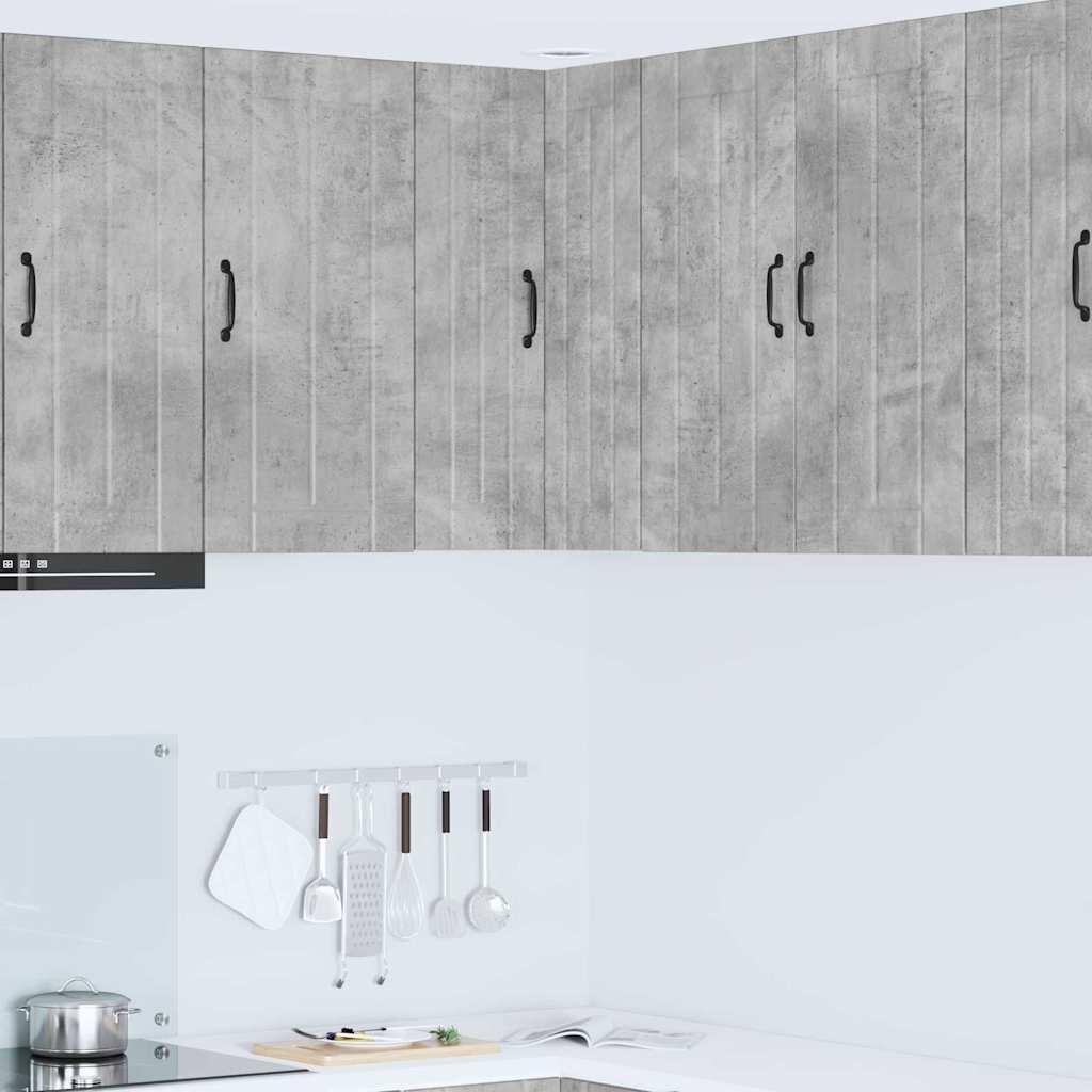 VÃ¦gskab til kÃ¸kken Beton GrÃ¥ 57 x 57 x 80 cm Konstrueret trÃ¦