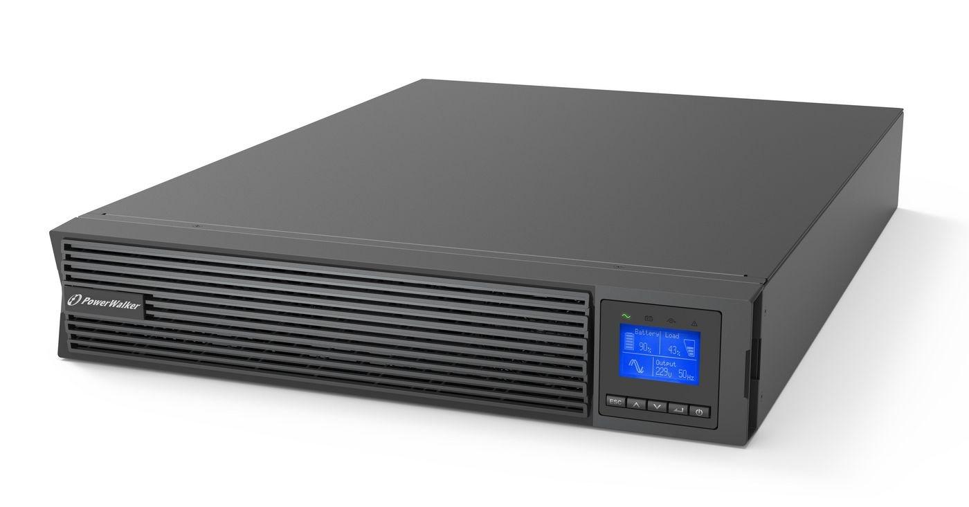 UPS PowerWalker VFI 2000 ICR IoT - online, 2 kVA / 2.000 W, 8 AC-udtag billede