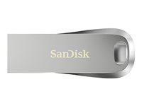 USB stik SanDisk Ultra Luxe 512 GB USB 3.1 Gen 1 – sølv