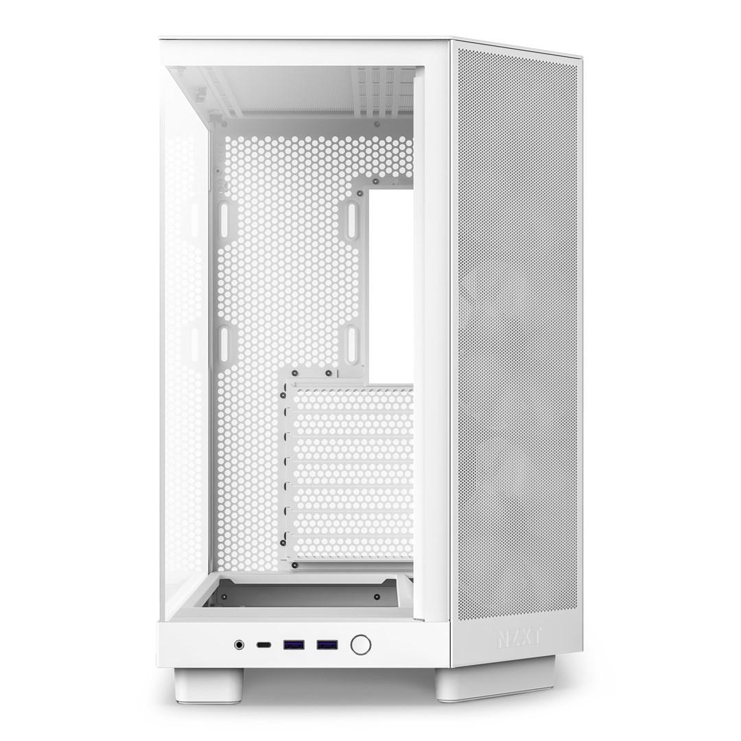 PC kabinet NZXT H6 Flow RGB Midi Tower - hvid billede