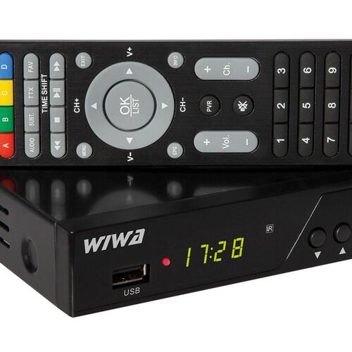 DVB-T2 tuner WIWA H.265 PRO – Full HD modtager med optagelse