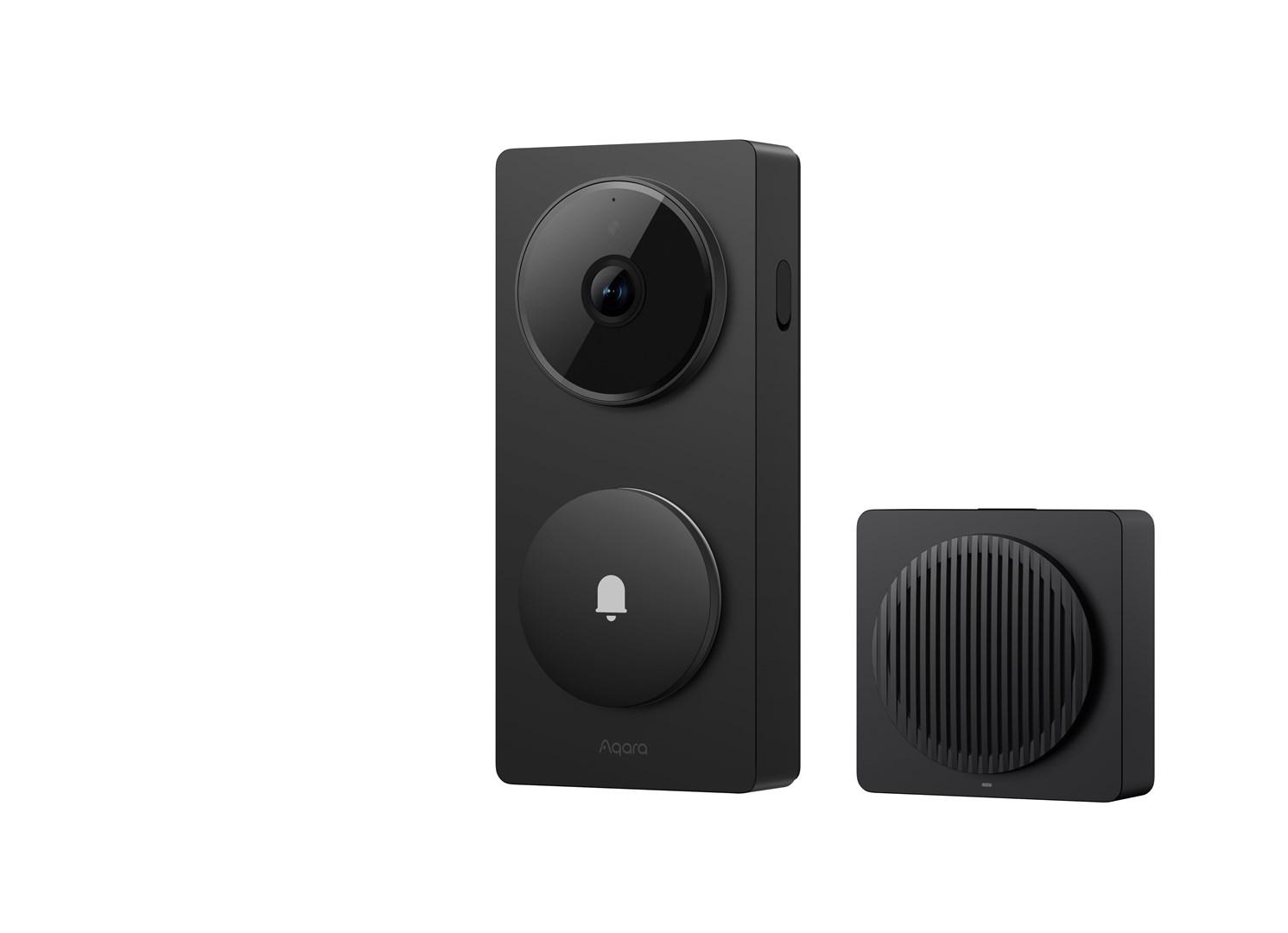 Video dørklokke kamera - Aqara Doorbell Camera Hub G410, sort billede
