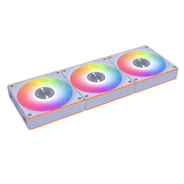 PC-ventilator LIAN LI UNI FAN, 3-pack, 120 mm, hvid, trådløs billede