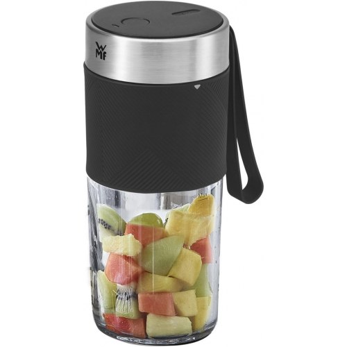 Blender to go – WMF KITCHENminis, 0,3 l, 50 W, sort/rustfrit stål