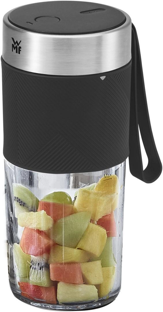 Blender to go – WMF KITCHENminis, 0,3 l, 50 W, sort/rustfrit stål