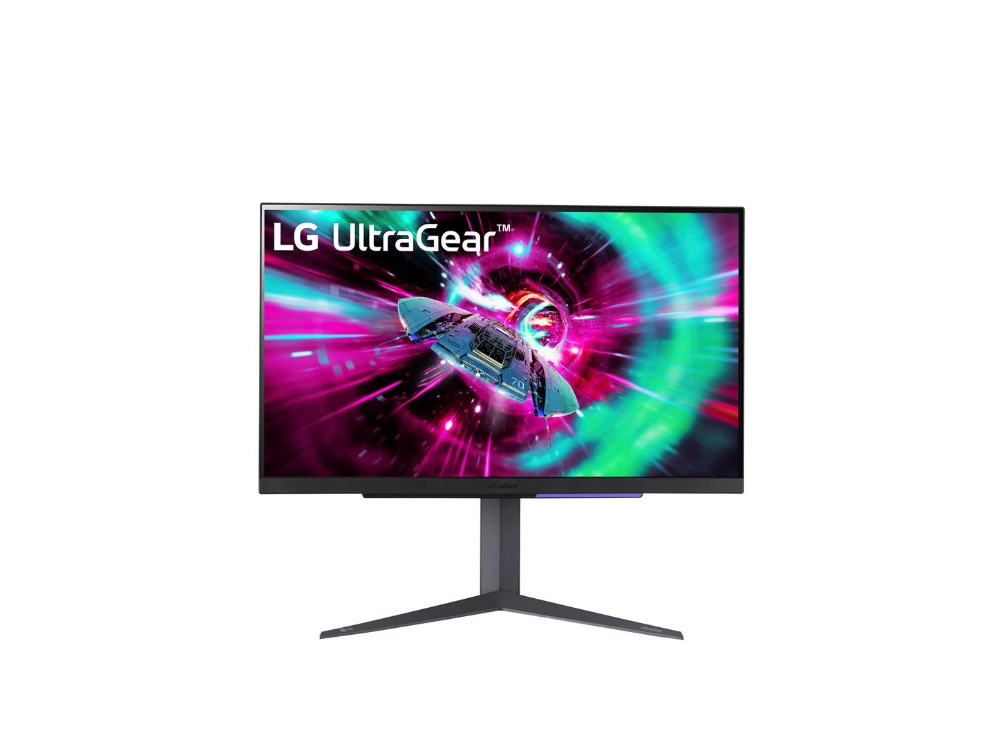 Gaming skærm LG UltraGear 27GR93U-B 27" IPS 4K 144 Hz 1 ms billede