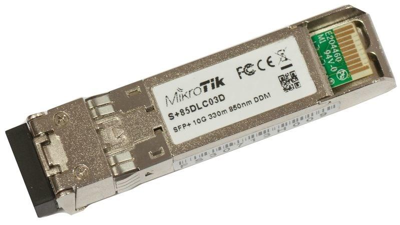 SFP+ transceiver 10G Mikrotik S+85DLC03D, MMF, 850 nm, LC, 300 m
