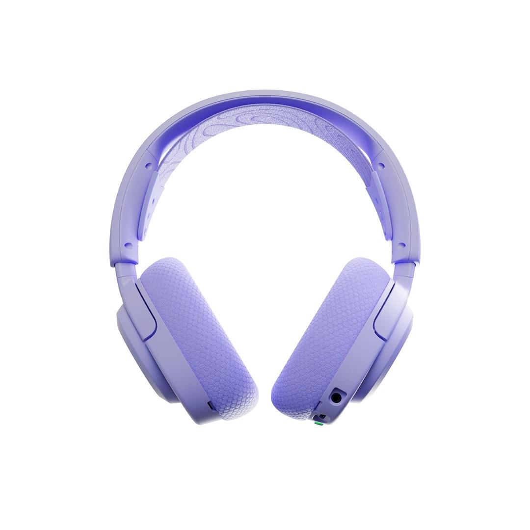 Trådløst headset – SteelSeries Arctis Nova 3X, Bluetooth, lavendel billede