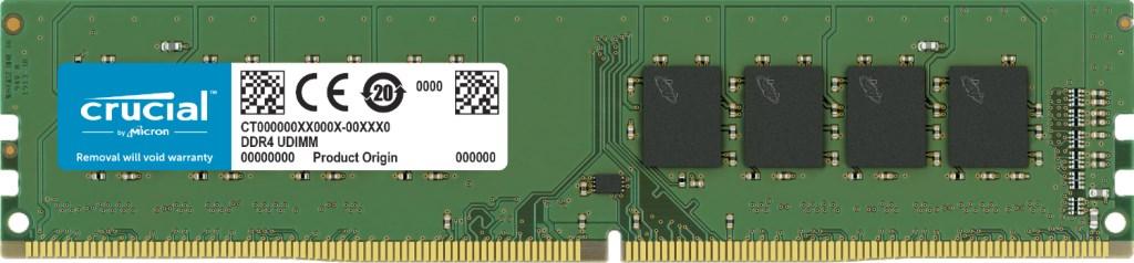 DDR4 RAM 8 GB - Crucial 3200 MHz (1 × 8 GB)