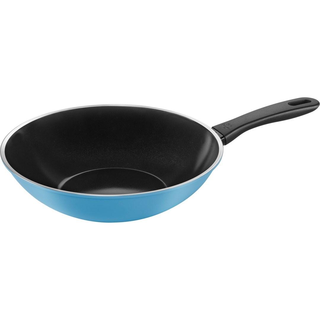 Wokpande 28 cm - BALLARINI Caprera, blå