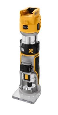 Overfræser DeWALT 18V XR børsteløs 8 mm (¼”)