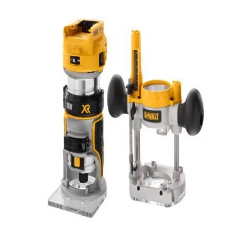 Overfræser DeWALT 18V XR børsteløs 8 mm (¼”)