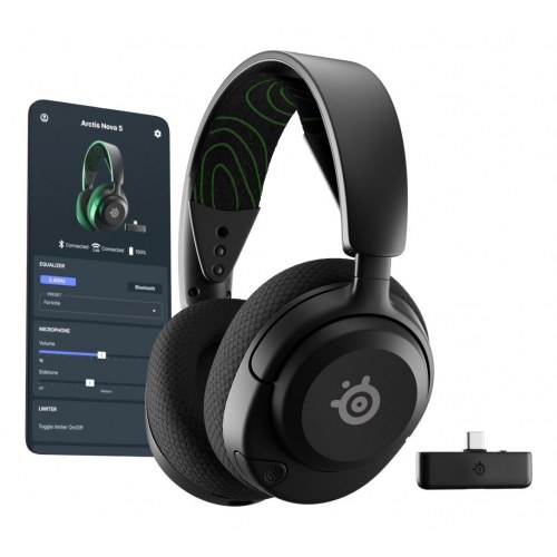 Gaming headset trådløst - SteelSeries 61676 (sort)