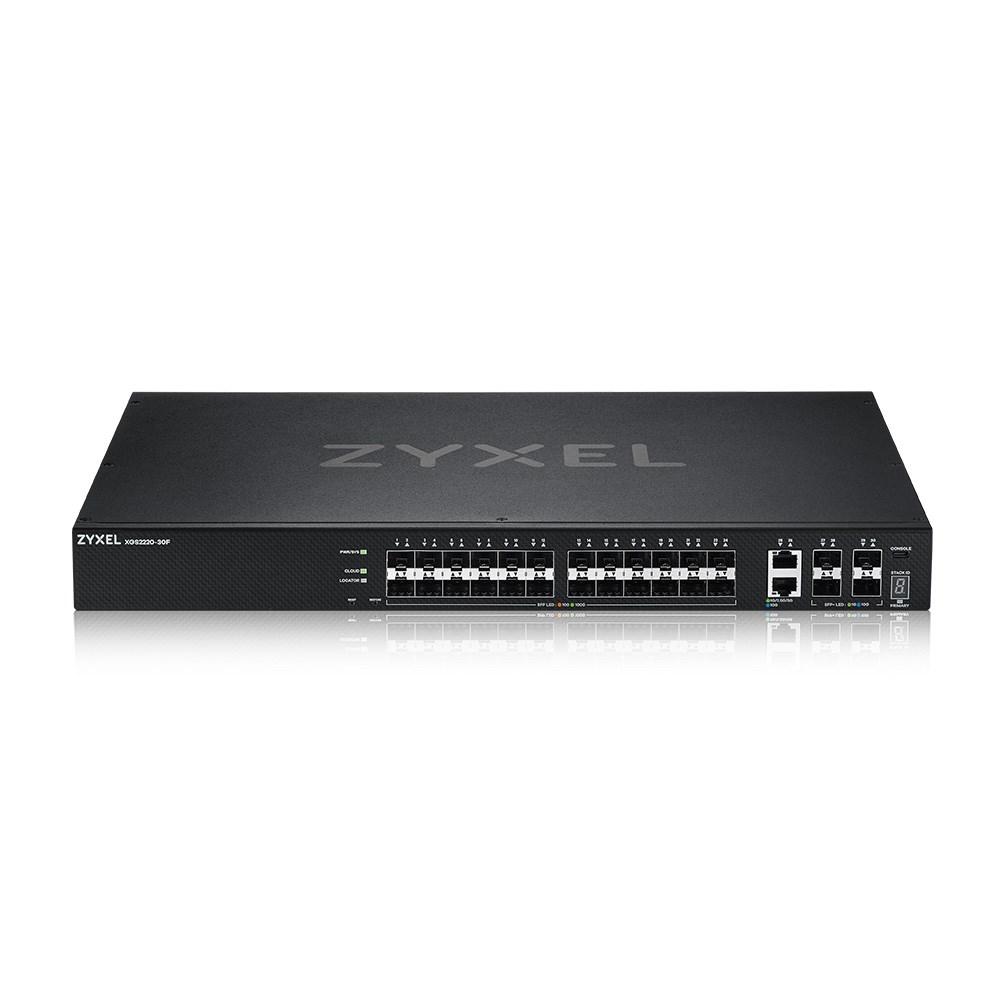 Netværksswitch Zyxel XGS2220-30F Managed L3 - sort billede