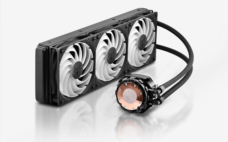 Vandkøling til CPU – Sapphire NITRO+ S360-A AIO, 360 mm, sort billede