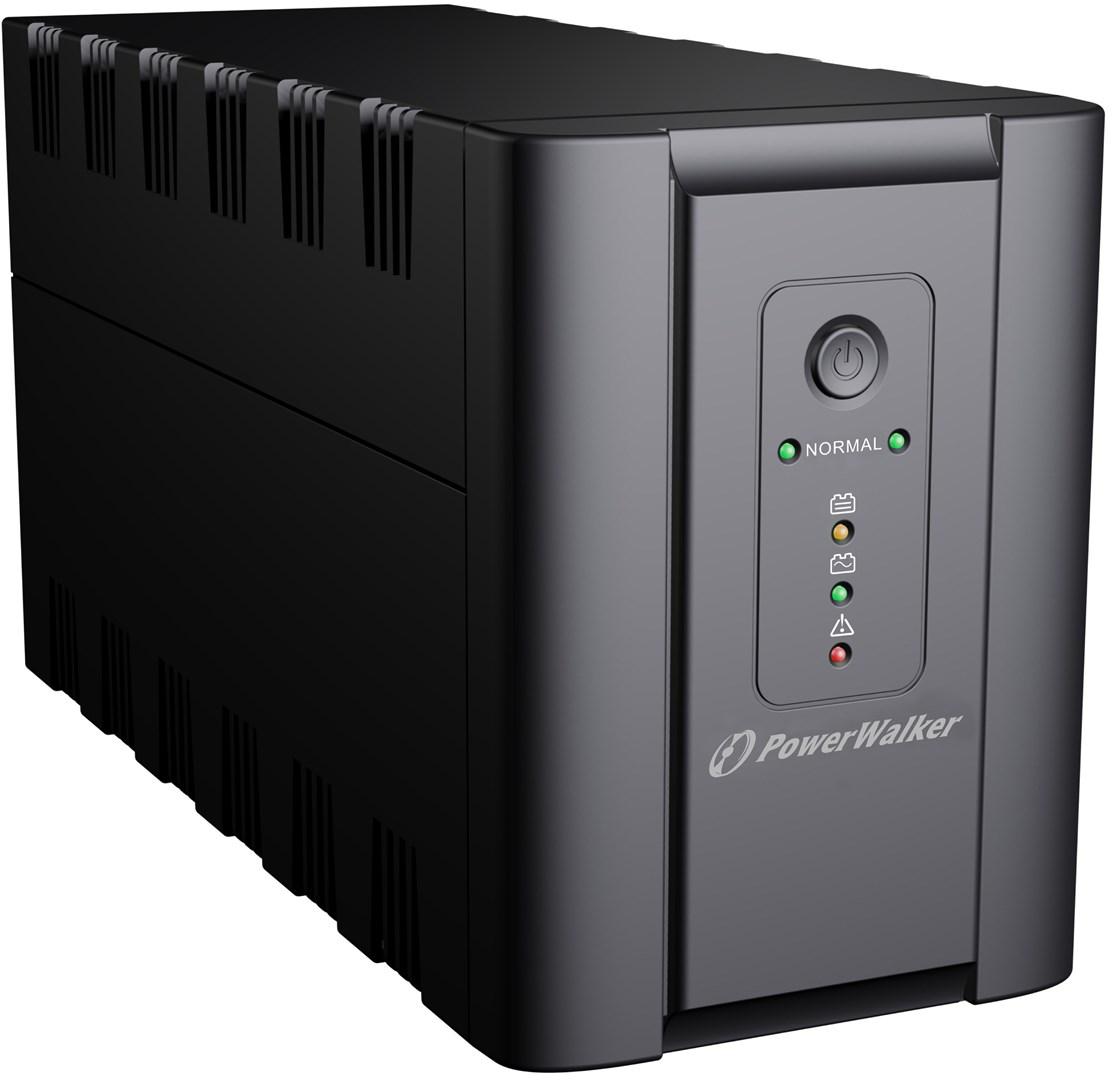 UPS backup strøm - PowerWalker VI 2200, 2,2 kVA / 1.100 W, 4 udtag billede