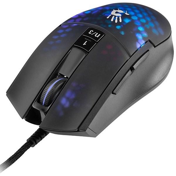 Gaming mus A4Tech Bloody L65 Max RGB Honeycomb, 12.000 DPI, USB billede