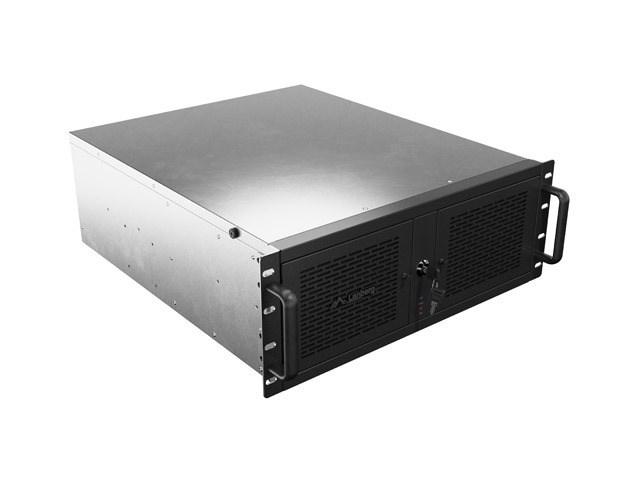 Lanberg - Rack-monterbar 4U - ATX - ingen strømforsyning - sort - USB